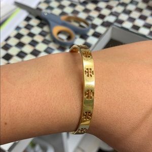 Gold Tory Burch Cuff Bracelet